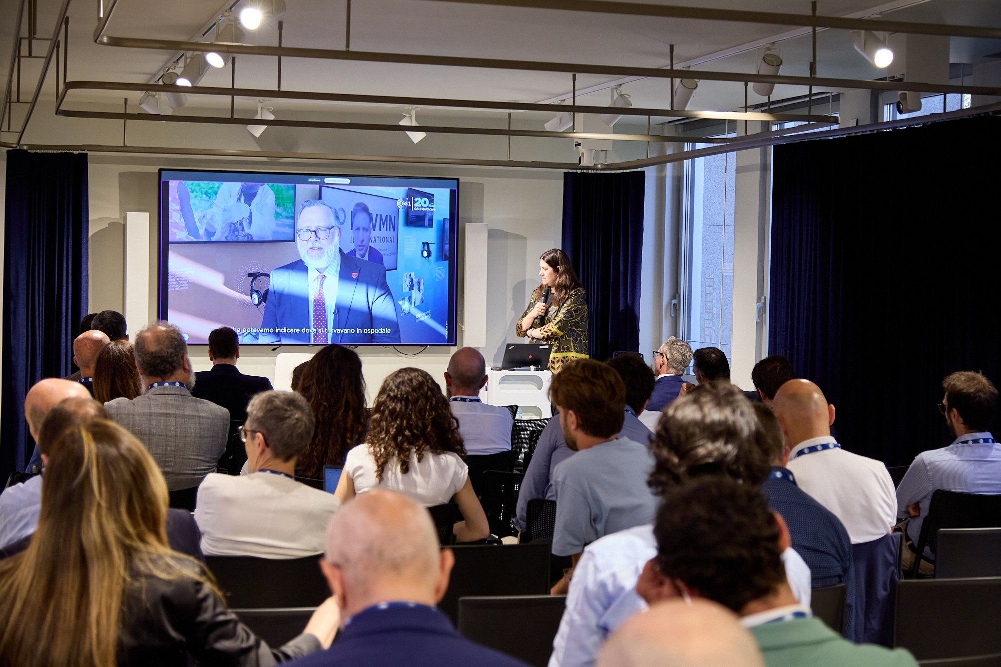 Plenaria evento digitalizzazione ospedaliera organizzato da GS1 Italy